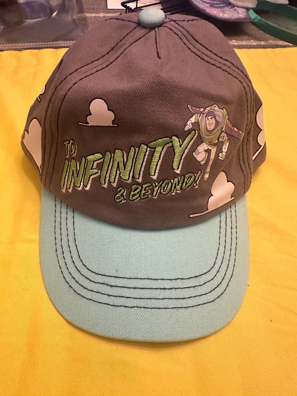 NWT Disney Parks Pixar Buzz Lightyear To Infinity and Beyond Youth Baseball Cap